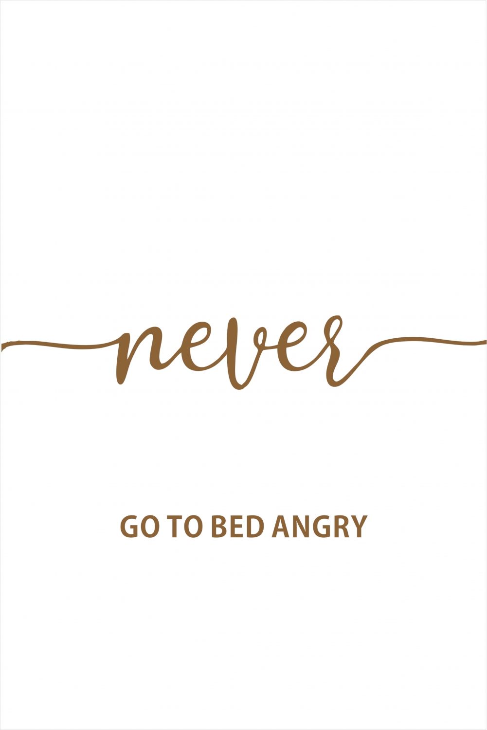 Постер "Never"