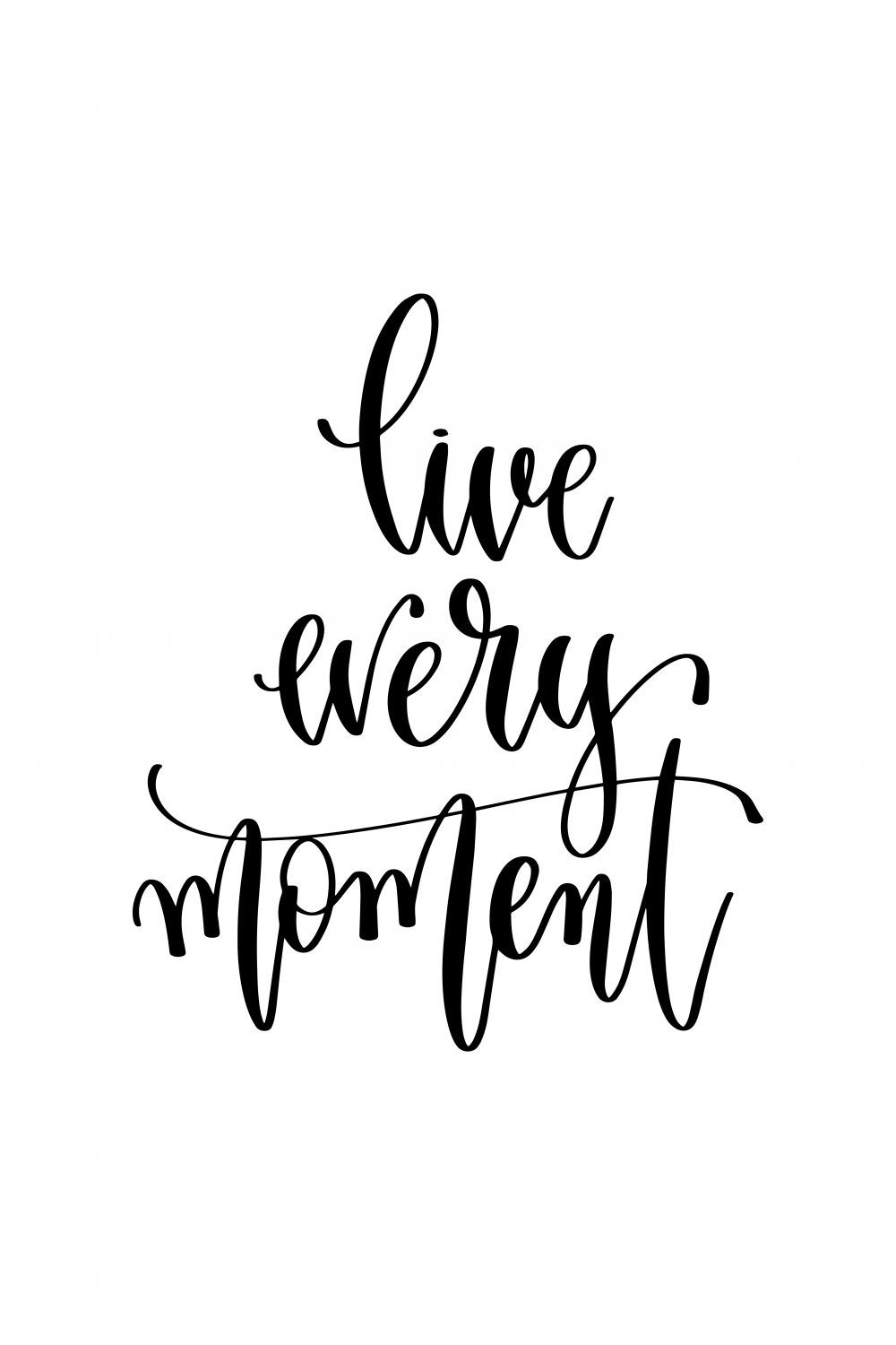 Постер "Live every moment"