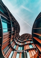 Постер "Axel Towers" Черный, Белый, Дерево A4 [21×30] , A3 [30x40], A2 [40x60], A1 [60x80]