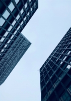 Постер "Skyscraper" Черный, Белый, Дерево A4 [21×30] , A3 [30x40], A2 [40x60], A1 [60x80]