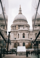 Постер "St. Paul's Cathedral" Черный, Белый, Дерево A4 [21×30] 