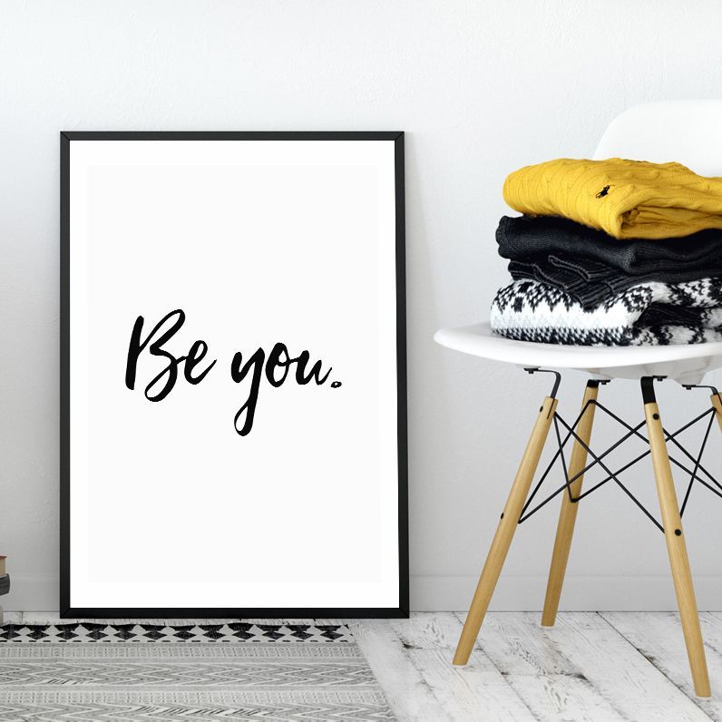 Постер "Be you" 