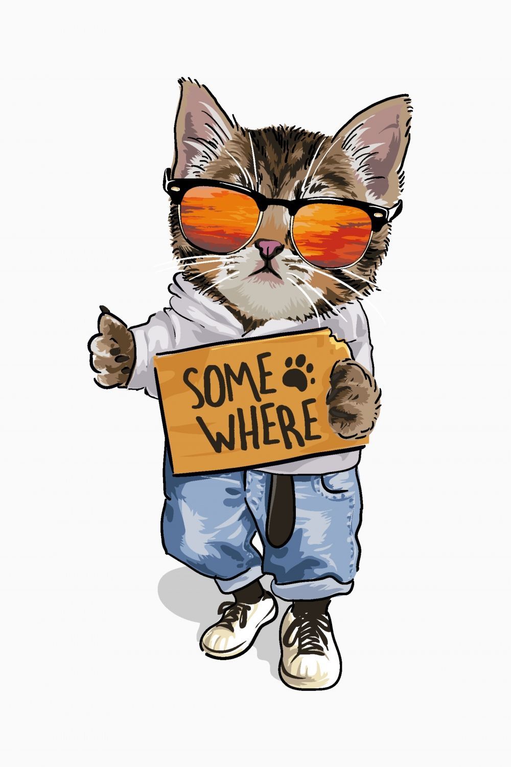 Постер "SomeWhere" от Интернет магазина Милота