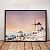 Постер "Santorini Oia village" Черный, Белый, Дерево A4 [21×30] , A3 [30x40], A2 [40x60], A1 [60x80]