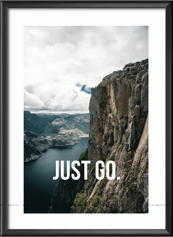 Набор постеров "Just go"