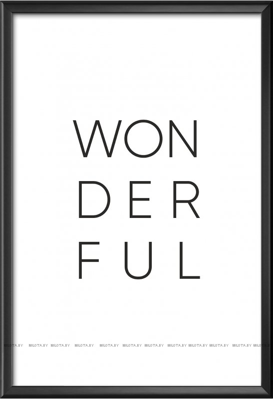 Набор постеров "Wonderful"