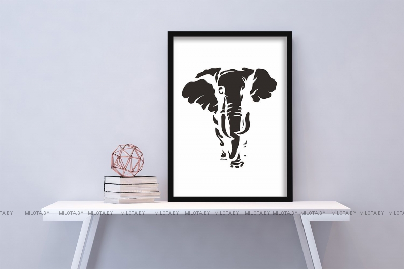 Постер "Elephant" от Интернет магазина Милота