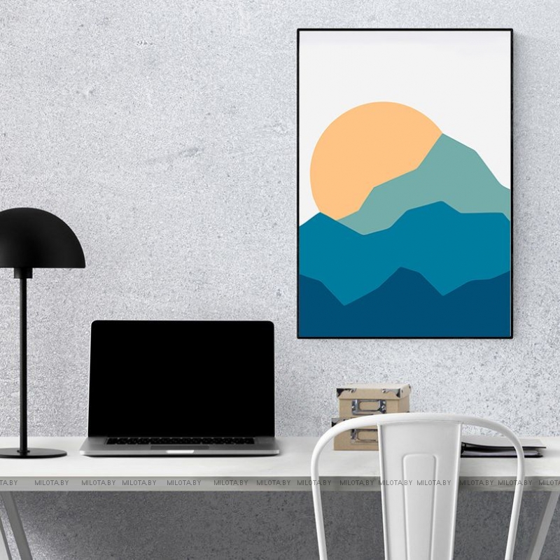Постер "Mountain Sunset" от Интернет магазина Милота