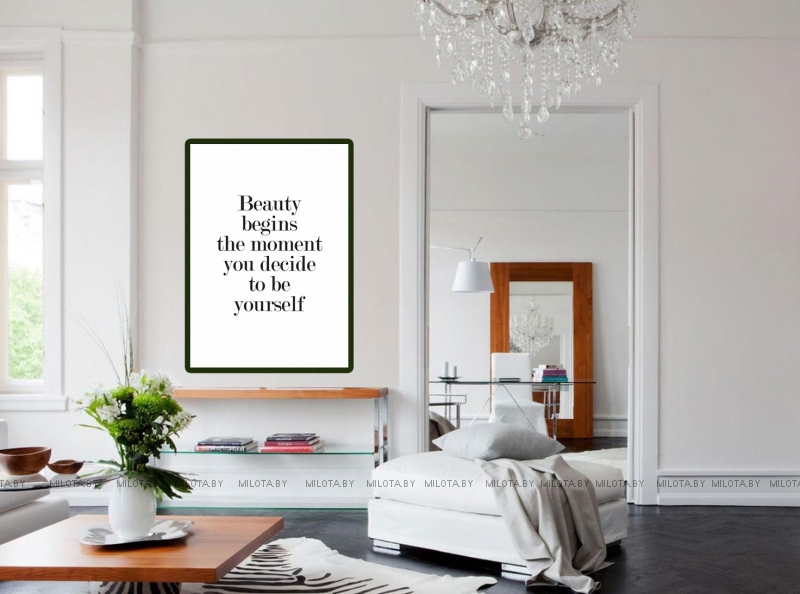 Постер "Beauty begins"