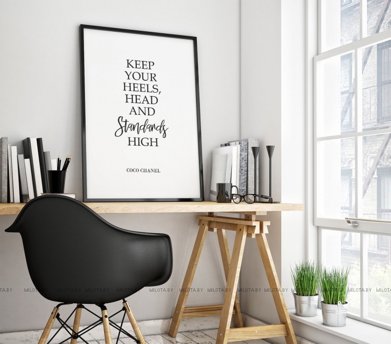 Постер "Keep your heels high"