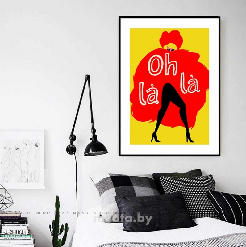 Постер "Oh-la-la" от Интернет магазина Милота