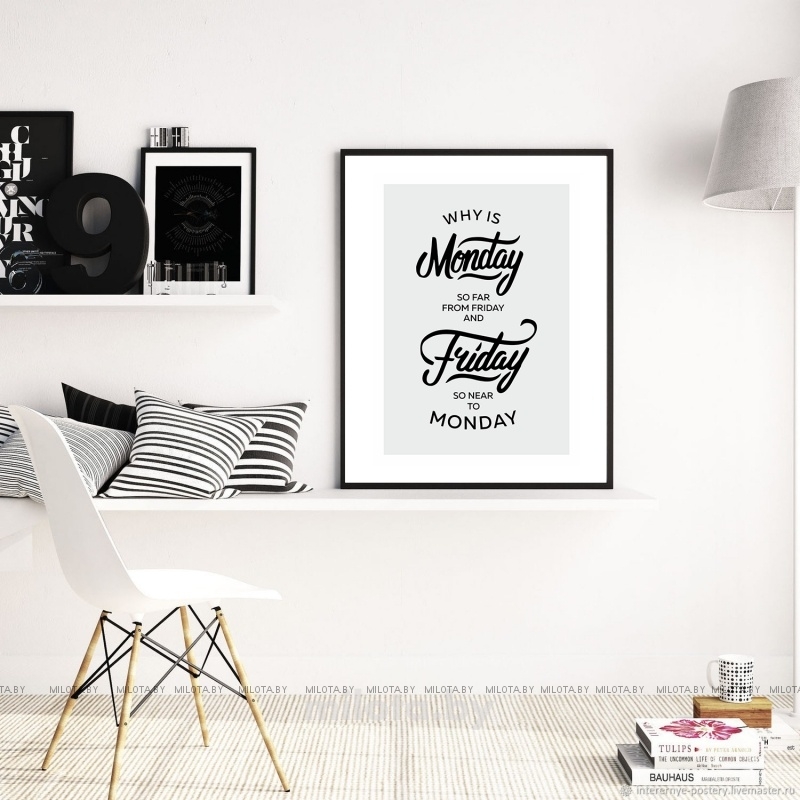 Постер "Why is Monday"