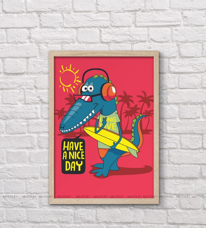 Постер "Have a nice  day" от Интернет магазина Милота