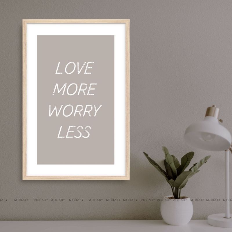Постер "Love more"