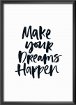 Набор постеров "Make our dreams happen"