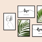 Набор постеров "Palm leaves"