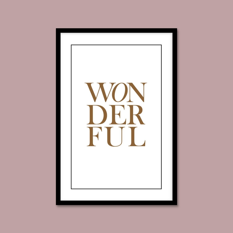 Постер "Wonderful life"