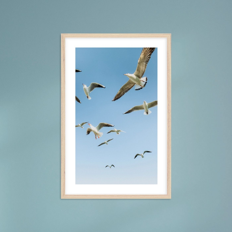 Постер "Larus" Черный, Белый, Дерево A4 [21×30] , A3 [30x40], A2 [40x60]