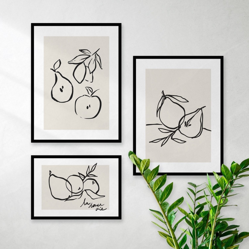 Набор постеров "Грушевое трио" Набор постеров "Грушевое трио"