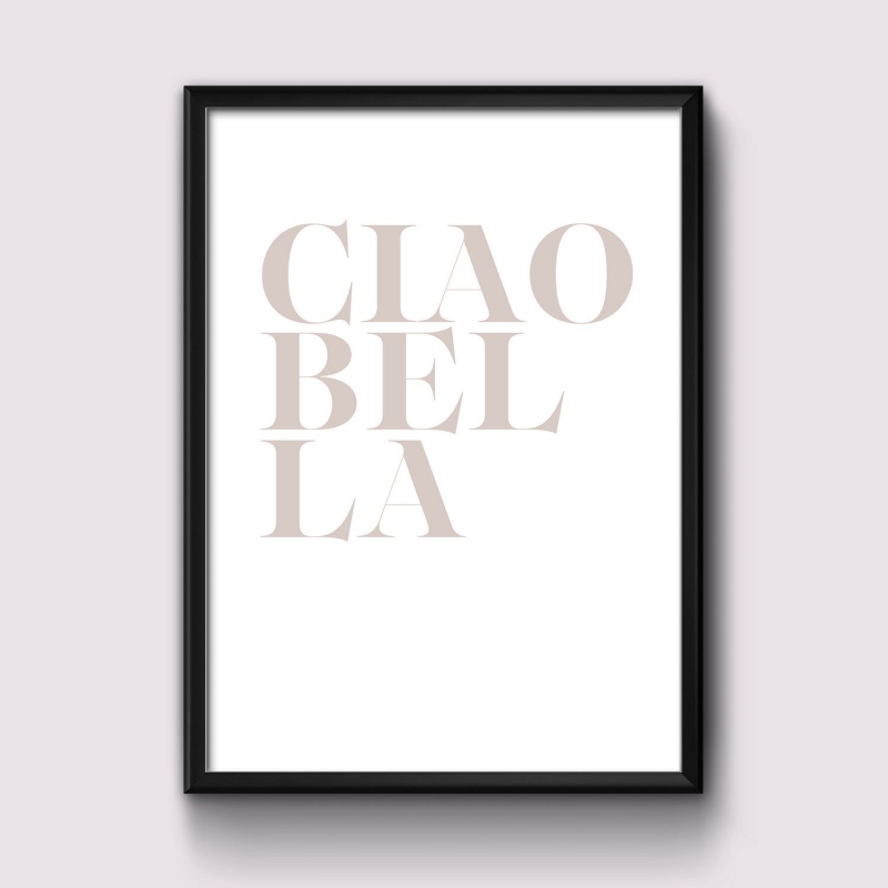 Постер "Ciao bella"