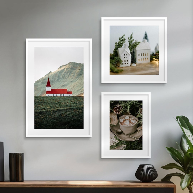 Набор постеров "Красная крыша"